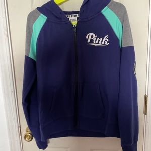 PINK zip up hoodie